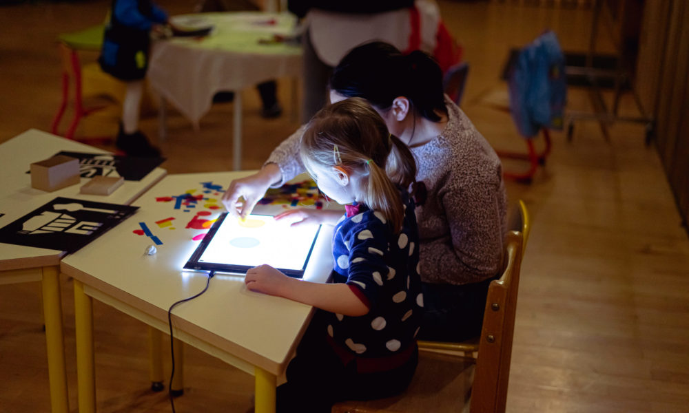 Atelier parents-enfants Action culturelle Espace Django Strasbourg Neuhof